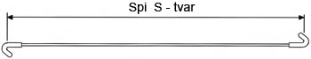napínanie Spi S - tvar